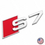 Audi S7 Rear Letter Tail Nameplate Trunk Emblem Badge Sport Sline Chrome New. Price: $19.99.