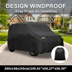 Waterproof Car Cover With Hook Inner Cotton Black 149.61"X58.27"X56.30" New. Price: $78.93.
