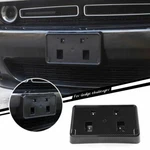 Front License Plate Holder Bracket Base For Dodge Challenger 2010-23 Carbon New. Price: $27.99.