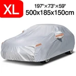 Xl Full Car Cover For Sedan Waterproof Uv All Weather Dustproof With Door Zipper New. Price: $45.99.