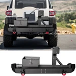 Steel Rear Bumper For 2007-2014 Toyota Fj Cruiser With Spare Tire Rack New. Price: $619.99.