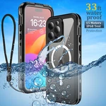 For Iphone 15 14 13 Max Waterproof Mag Safe Case Cover With Screen Protector New. Price: $22.99.