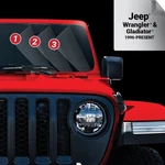 Kit For Jeep Wrangler Gladiator - Windshield Protection Mopar New. Price: $199.00.