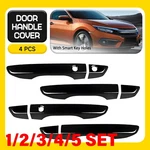 Car Door Handle Cover Protectors For 2016-2021 Honda Civic Glossy Black 1-5SET New. Price: $79.79.