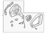 Genuine Volkswagen 2018-2021 Tiguan Housing 5NN-857-508-R-9B9 New. Price: $944.17.