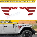 2X Red Carbon Fender Vent American Flag Decals For Jeep Wrangler Jl Jt 2018-UP New. Price: $16.69.