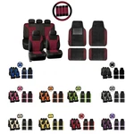Car Seat Covers Premium 3D Air Mesh W/ Floor Mats Steering Wheel Combo Set New. Price: $89.99.