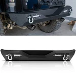 Textured Black Rear Bumper W/light D-rings Fits 07-18 Jeep Wrangler Jk Unlimited New. Price: $179.69.