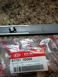 07-11 Kia Left Passenger Side Rear Door Outer Exterior Trim Molding Belt Oem New. Price: $49.00.