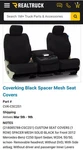 Coverking Seat Covers Front Row For Mercedes-benz, Breathable Space Mesh New. Price: $73.97.