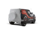 New Genuine Ford Bronco 2DR 3D Multicolor Full Vehicle Cover Without Roof Rails. Price: $250.00.
