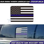 Blue Rear Middle Window American Flag Decal Ford F150 F250 F350 2015 2016-UP New. Price: $14.39.