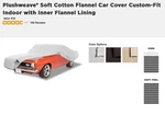 California Car Cover, Plushweave, Mercedes Benz Amg SLC43 (with Custom Tote) New. Price: $249.00.
