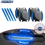 Auto 3D Blue Carbon Fiber Door Handle Bowl Stickers Guard Decal Universal Fit New. Price: $8.95.