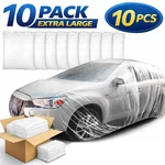 10 Pcs Disposable Car Cover Universal Plastic Waterproof Dustproof Auto New. Price: $32.99.