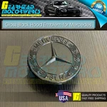 Amg Hood Emblem Gloss Black Front Flat Laurel Wreath Badge Mercedes Benz 57MM Oe New. Price: $24.99.