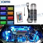 Rgb Multi Function Led Engine Bay Underhood Light Strips Assy W/ Wireless Remote New. Price: $32.99.