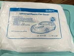 2-CLEAR Plastic Disposable Car Cover Temporary Universal Garage/rain 12'X22' New. Price: $17.99.