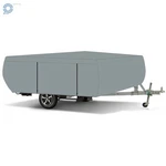 For 8-18 Ft Long Trailers Rv Cover Waterproof Pop Up Folding Camper Gray New. Price: $54.78.