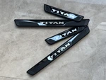 For Nissan Titan Car Accessories Door Sill Strip Protector Scuff Plate Guard X4 New. Price: $37.50.