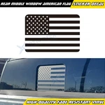 Black Rear Middle Window American Flag Decal Ford F150 F250 F350 2015-UP New. Price: $16.69.