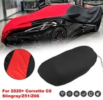 C8 Corvette Indoor/ Outdoor Car Cover Protection Red/black New. Price: $79.99.