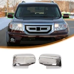 Abs Silver Gloss Side View Mirror Add-on Cover Cap Fits Honda Pilot 2009-2015 New. Price: $45.99.