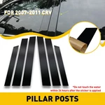 For 2007-11 Honda Cr-v 4DR 6X Black Window Pillar Posts Set Cover Door Trim Eak New. Price: $12.99.