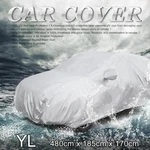 Yl Silver Tone 170T Car Cover Waterproof Snow Heat Resistant Mirror Pocket New. Price: $29.86.
