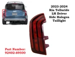 Oem 2023-2024 Kia Telluride Lh Driver Side Halogen Tail Light 92401-S9500 Used. Price: $125.00.