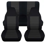 Front And Rear Car Seat Covers Fits 1968-1976 Volkswagon Beetle Black Charcoal New. Price: $159.99.