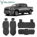 For 09-23 Dodge Ram 1500 2500 3500 Black Covers 5-SEAT Bench Pad Pu Leather New. Price: $104.99.