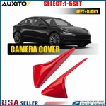 For Tesla Model 2015 2016-2023 Glossy Red Side Camera Cover Trim 2-10X New. Price: $43.69.