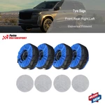 Universal Fitment Package Of 4,BLUE W/black Handle 600D Tyre Cases Bags New. Price: $27.54.