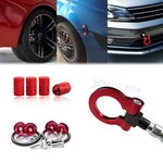 Red Tow Hook+tire Valve Caps+quick Release Fastener For Volkswagen Eos 2006-2016 New. Price: $26.99.