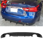 Fit 16-18 Nissan Maxima Rear Bumper Lip Guard Valance Kit Unpainted Black Pu New. Price: $162.99.