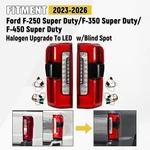 2023-2026 Ford F-250 Super Duty Halogen Upgrade Led Tail Light W/ Bsd Pair New. Price: $349.99.