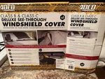 Adco Covercraft Class B & Deluxe See Through Windshield Used. Price: $50.00.