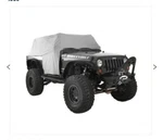 Jeep Wrangler (jk) Smittybilt Water-resistant Cab Cover With Door Flaps (gray) Used. Price: $95.00.