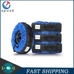 Tyre Cases Bags Package Of 4,BLUE W/black Handle 600D Universal Fitment New. Price: $27.60.