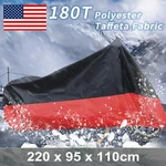 180T Rain Dust Motorcycle Cover Black+red Outdoor Waterproof Uv Protector New. Price: $20.74.
