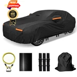 Oweeio 30 Layers Car Cover For Automobiles All Fit Sedans 181"-190", Black New. Price: $70.98.