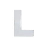 Modengzhe 3D Metal Car Emblem Letter Sticker Chrome Plating Zinc L, Silver New. Price: $10.39.