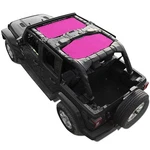 Block Uv And Cool Down Your Jeep - Pink Mesh Sun Shade Jlu 4DOOR New. Price: $179.99.