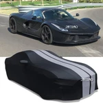 For Laferrari Grey Line Indoor Stain Stretch Full Car Cover Uv Proof Htn New. Price: $109.05.