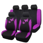 Universal Car Seat Covers Protectors Set Purple Butterfly Rear Split Mesh Funky New. Price: $39.99.