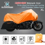 Xl Motorcycle Cover Half Outdoor Waterproof Rain Dust Protector Orange New. Price: $20.99.