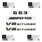G63 Amg V8 Biturbo Rear Star Emblem Black Badge Combo Set For Mercedes W463 W464 New. Price: $99.95.