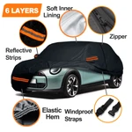 6 Layer Car Cover & Cotton Zip Custom For Mini Cooper 02-25 Outdoor All-weather New. Price: $62.99.