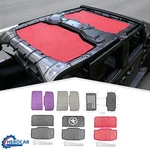 For 2018-2024 Jeep Wrangler Jlu 2PCS Front&rear Sunshade Mesh Top Cover New. Price: $39.99.